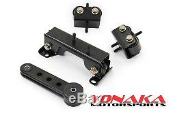 Yonaka For 02-05 Impreza WRX STI Engine Transmission Motor Mount Kit 2.0L 2.5L