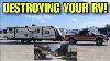 You Re Damaging Your Rv Learn Why Weight Distribution Can Destroy Your Travel Trailer